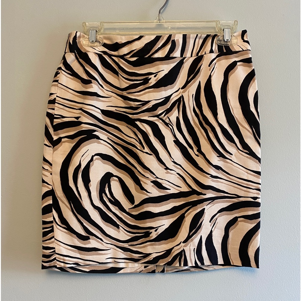 Loft animal print skirt